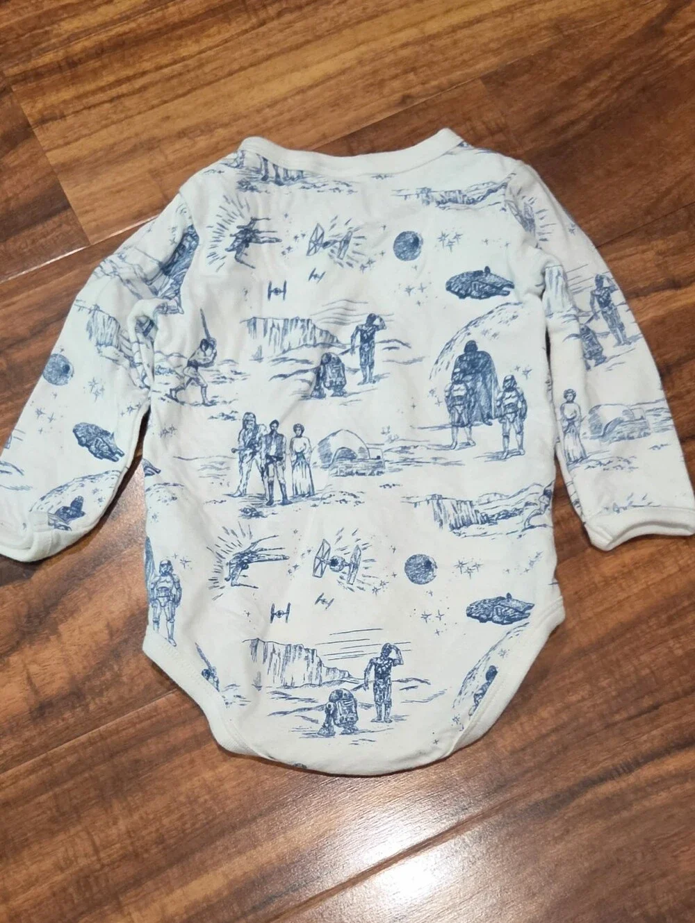 Janie and Jack x Disney EUC 12-18 Months Star Wars Bodysuit and Pants Set